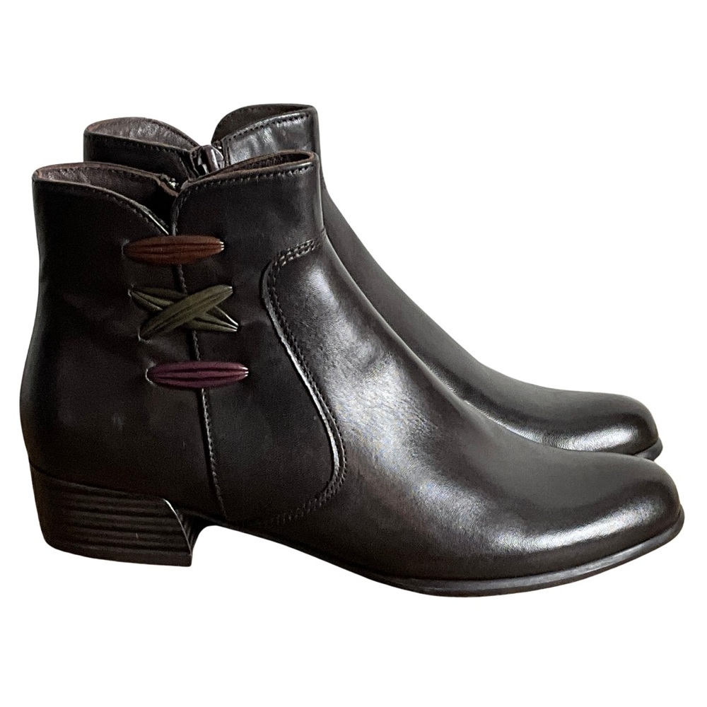 Canal Grande Beate Brown Leather Ankle Boot, New in Box